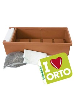 KIT ORTO URBANO COLORE TERRACOTTA VERDEMAX