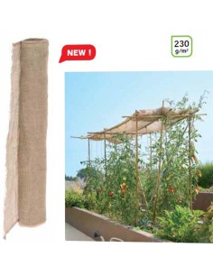 TELO JUTA IN ROTOLO 230g/m²  naturale, altezza 1 metro