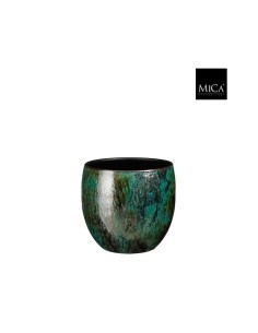 COPRIVASO LOREN VASO TONDO BLU Smaltato Lucido 2