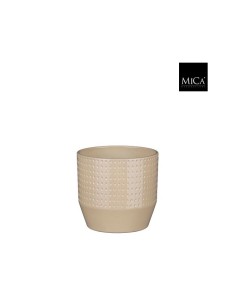 COPRIVASO NOLA VASO TONDO BEIGE Effetto "Puntinato" 2