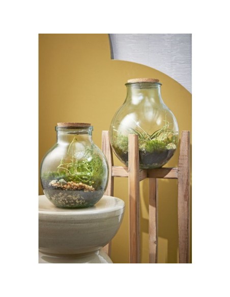 VASO OLLY TRASPARENTE con Tappo in Sughero
