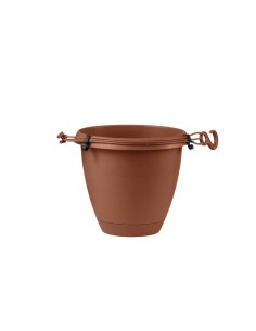 VASO PENSILE (flow) Terracotta per Balcone e Giardino