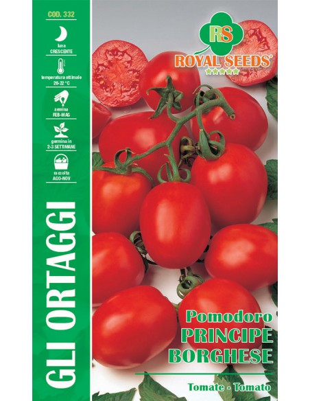 SEMI DI POMODORO PRINCIPE BORGHESE per salse