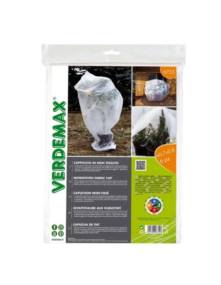 Cappuccio TNT Verdemax 1x1,6m Protezione Piante 3 Pezzi