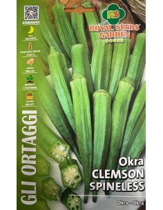 Semi Ocra Clemson Spineless Royal Seeds | Sementi da Orto