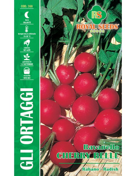 SEMI DI RAVANELLO CHERRY BELLE Ideali per l'orto di casa