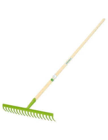 Rastrello 18 Denti Verdemax Manico Legno FSC | 130 cm