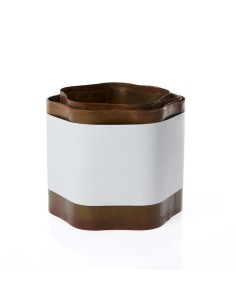 Bordo Flessibile Metallo Verdemax 3m x 15h Effetto Corten