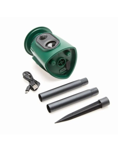 Dissuasore Ultrasuoni Verdemax 360° Solare Cani e Selvatici