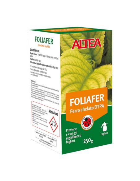 Altea Foliafer 250g - Ferro Chelato DTPA per Rinverdimento