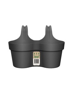 Paris Balcony Hanger Duo Elho: Fioriera Doppia per Ringhiera