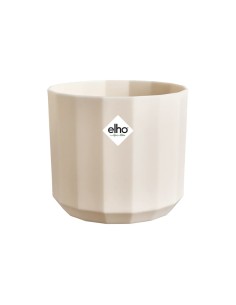 Facet Round Rosa Mandorla Elho: Vaso Design Sfaccettato Eco