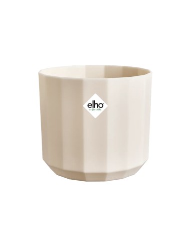 Facet Round Rosa Mandorla Elho: Vaso Design Sfaccettato Eco