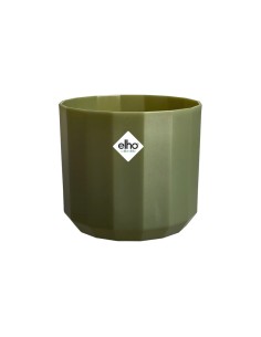 Vaso elho Facet Round Verde Foresta: Design e Sostenibilità