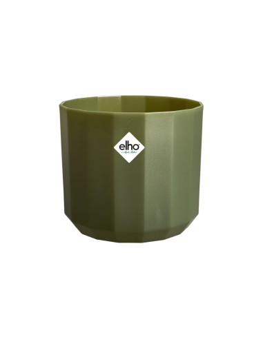 Vaso elho Facet Round Verde Foresta: Design e Sostenibilità