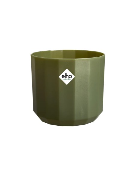 Vaso elho Facet Round Verde Foresta: Design e Sostenibilità