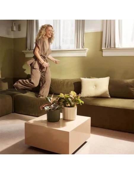 Vaso elho Facet Round Verde Tè: Design Moderno e Sostenibile