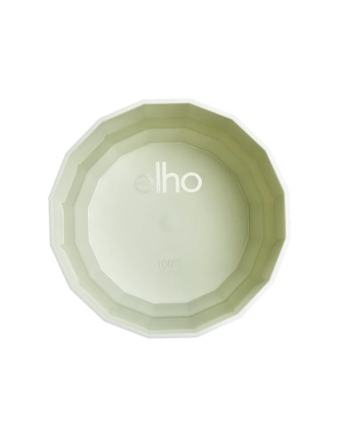 Vaso elho Facet Round Verde Tè: Design Moderno e Sostenibile