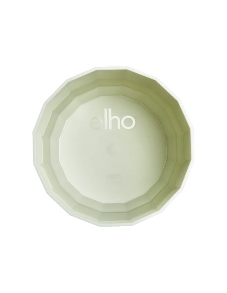 Vaso elho Facet Round Verde Tè: Design Moderno e Sostenibile