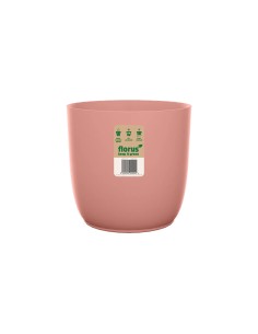 Vaso elho Flow Round Soft Pink: Design Fluido e Sostenibile