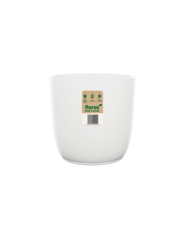 Vaso Flow Flowerpot White elho: Design Bianco e Sostenibile