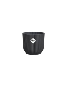 Vibes Fold Round Anthracite Elho: Vaso di Design Sostenibile