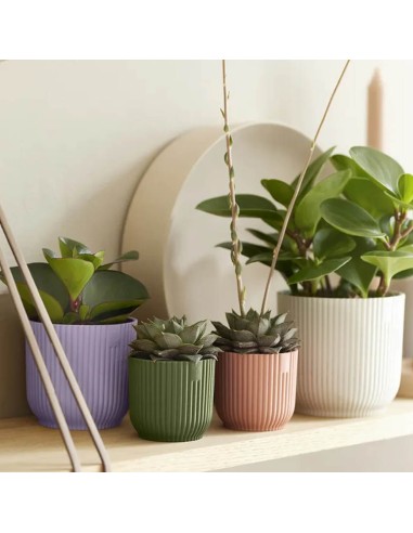 Vibes Fold Round Lilla Elho: Vaso Moderno e Sostenibile
