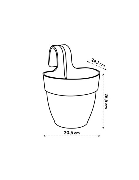 Vibia Campana Easy Hanger Small: Design e Verde sul Balcone