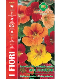 SEMI DI NASTURZIO RAMPICANTE MULTICOLOR Fiori eduli