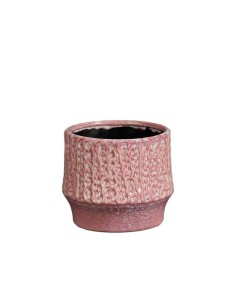 Lanny Vaso Pink Edelman: Design Retrò e Texture in Ceramica