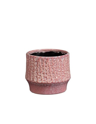 Lanny Vaso Pink Edelman: Design Retrò e Texture in Ceramica