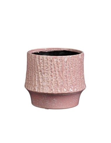 Lanny Vaso Pink Edelman: Design Retrò e Texture in Ceramica