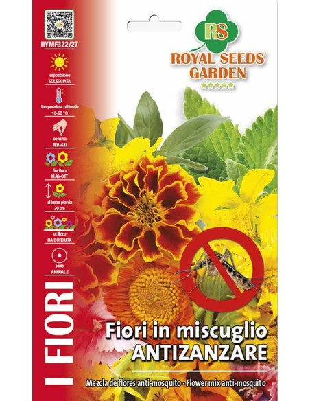 Mix Fiori Antizanzare Royal Seeds | Semi Naturali Giardino