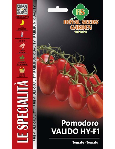 Semi Pomodoro Valido HY F1 Royal Seeds | Orto Produttivo