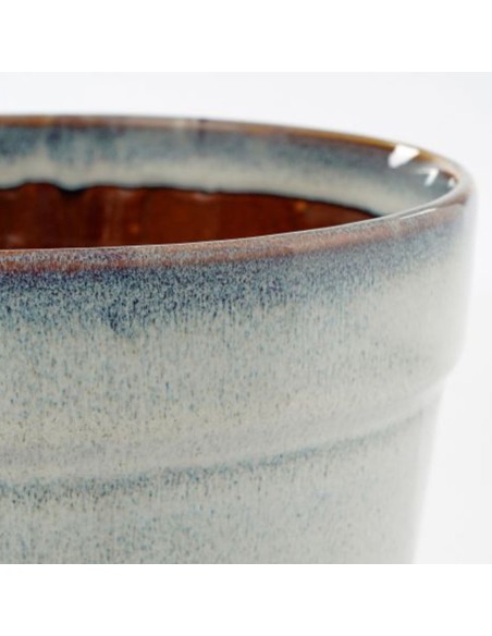 Vaso Clint Edelman Off White con Sottovaso: Stile e Qualità