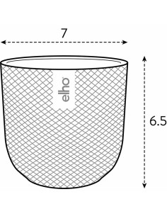 Vaso Elho Jazz Round Lavanda Lilla: Design per le Tue Piante 2