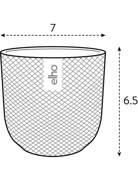 Vaso Elho Jazz Round Lavanda Lilla: Design per le Tue Piante