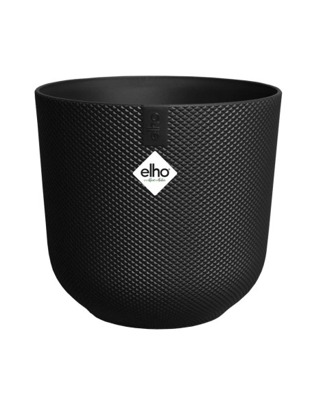 Vaso Elho Jazz Round Nero Living Black: Design Minimalista
