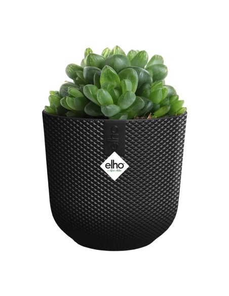 Vaso Elho Jazz Round Nero Living Black: Design Minimalista