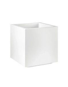 Vaso Cubo Matheria 40 cm Veca: Fioriera Quadrata 35L Design