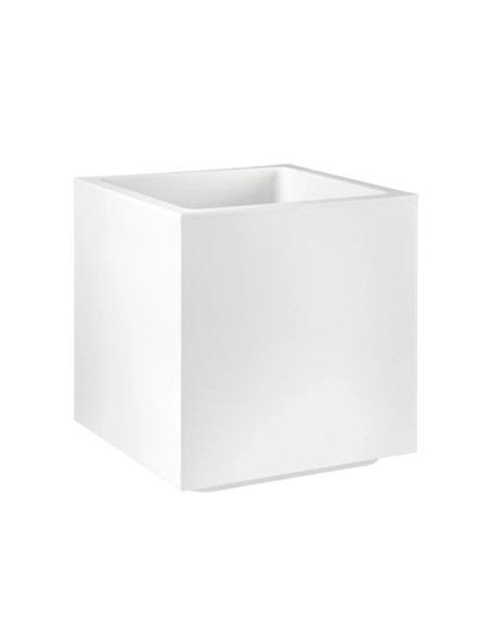 Vaso Cubo Matheria 40 cm Veca: Fioriera Quadrata 35L Design
