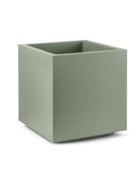 Vaso Cubo Matheria 50 cm Veca: Fioriera Quadrata 68L Design