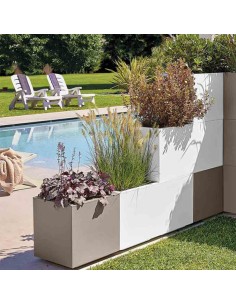 Fioriera Matheria 60 cm Veca: Vaso da Balcone Compatto 20L 2