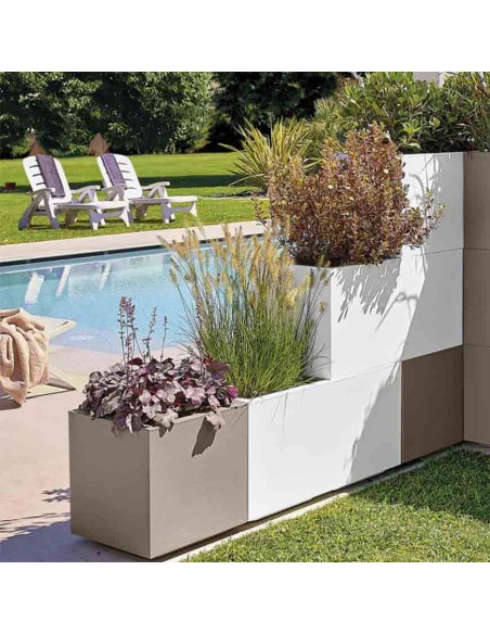 Fioriera Matheria 60 cm Veca: Vaso da Balcone Compatto 20L