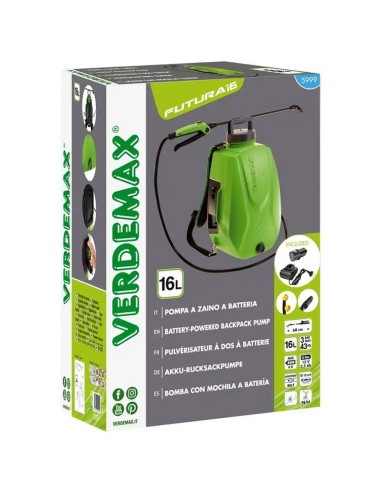 Pompa a Zaino a Batteria Futura 16L Verdemax Nebulizzatore