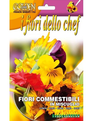 Mix Fiori Commestibili Franchi Sementi | I Fiori Dello Chef