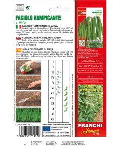 Fagiolo Rampicante S. Anna Franchi Sementi 100g | Orto 2