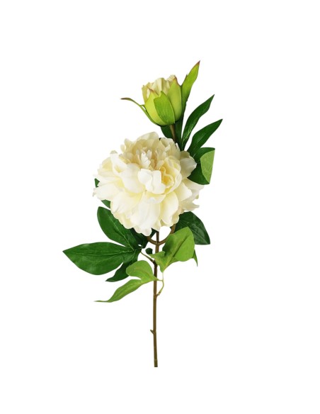 Peonia Artificiale 65cm 2 Boccioli | Decorazione Casa E-Shop