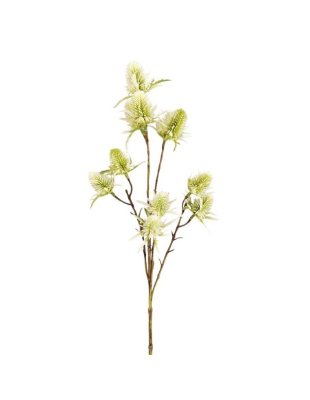 Eringium Artificiale 64 cm 5 Infiorescenze| Decorazione Casa