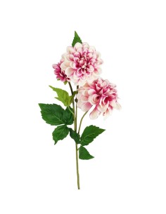 Dalia artificiale 3 capolini 63 cm | Decorazione Casa